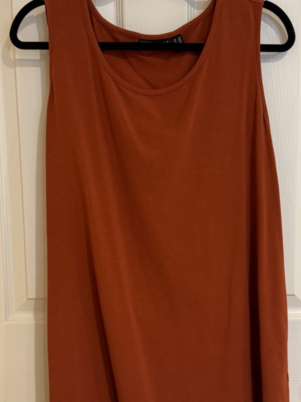 Susan Graver Weekend Essentials Cool Touch Knit Tank Top Size 2X Copper - Picture 4 of 6
